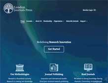 Tablet Screenshot of journalspress.com